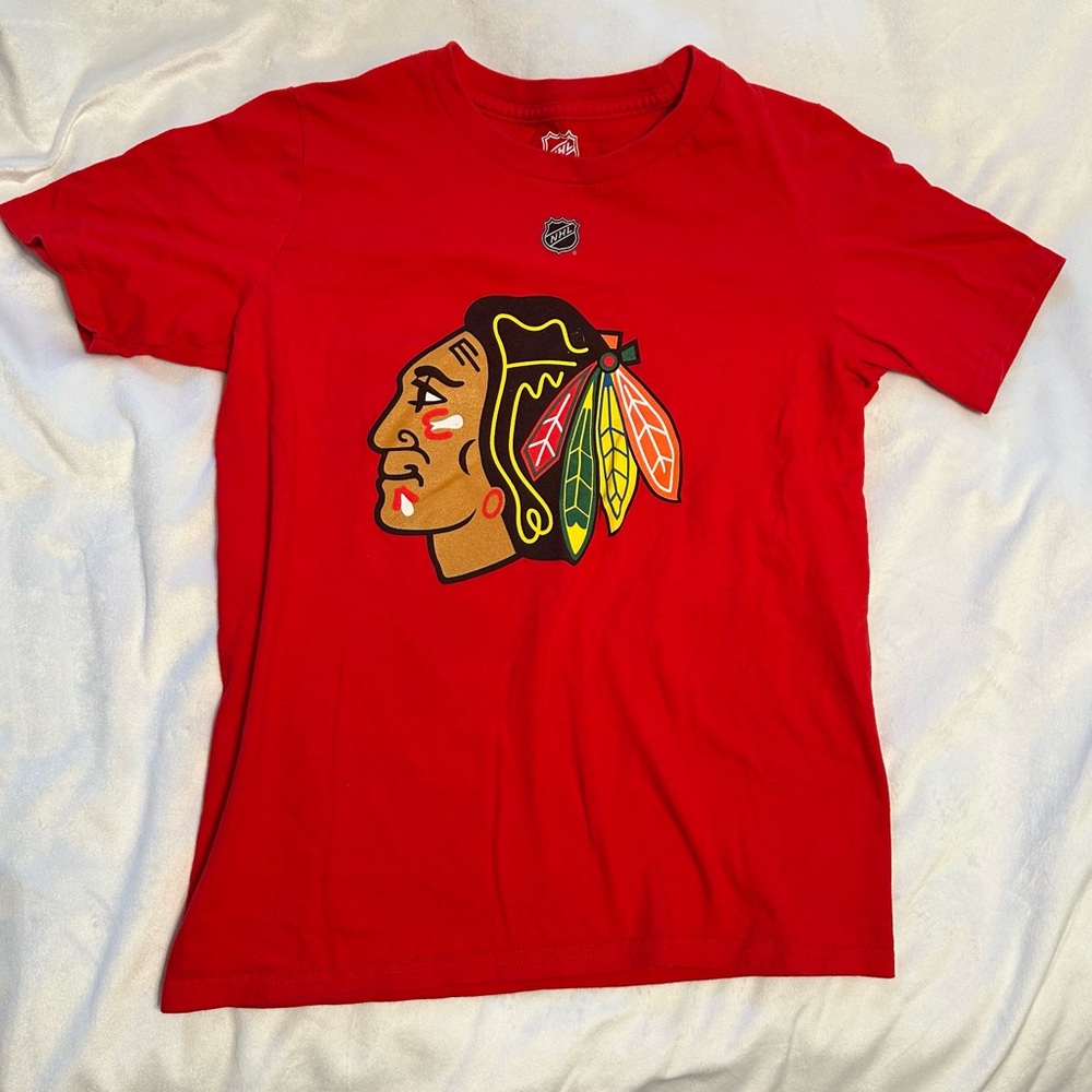 NHL Chicago Blackhawks Patrick Kane Cotton T-Shirt
